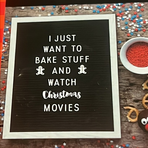 New Urban House 11x14 White Holiday Letter Board - Picture 6 of 8